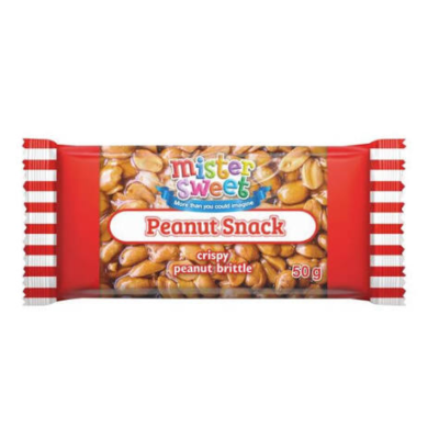 MR SWEET PEANUT BRITTLE SNACK 50G